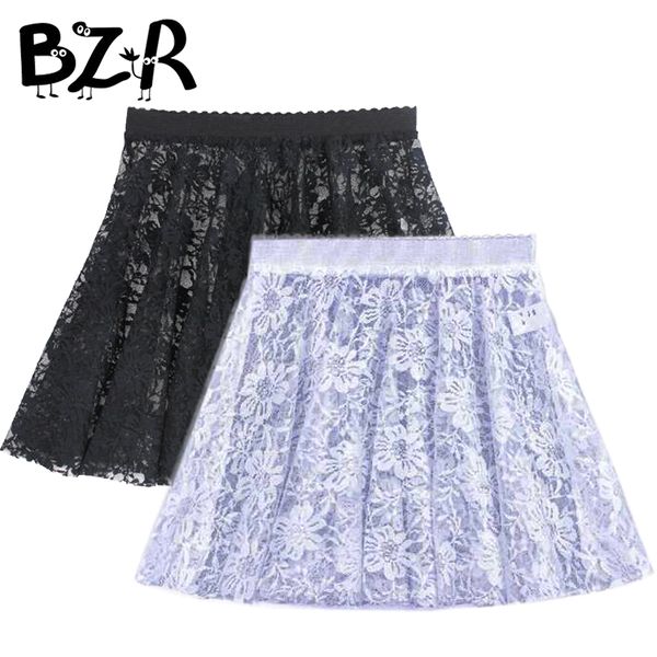 

bazzery sweet kids шифон юбки детская школа студент балетной одежды кружева танцующая юбка для девочек сценическое платье, Black;red