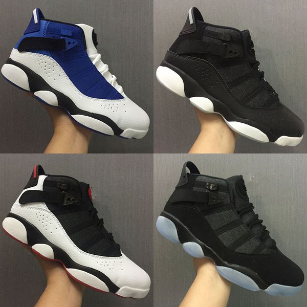 

six 6 rings men basketball shoes French Blue Bulls Cool Grey Black Silver Grey Alternate Oreo Chameleon 6s sports Sneakers