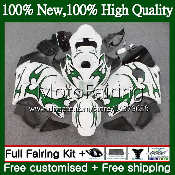 

body for suzuki hayabusa gsxr 1300 02 03 04 05 06 07 56mf73 gsx r1300 gsxr-1300 gsxr1300 96 97 98 99 00 01 green flame fairing bodywork