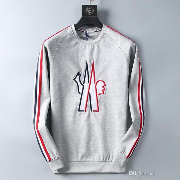 

New thin men hoodie weat hirt fa hion long leeve weat hirt track uit male hooded port wear clothing, Black