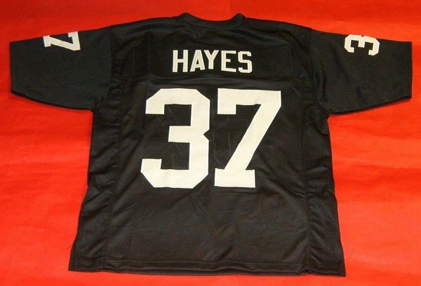

retro #37 lester hayes custom blcak mitchell & ness jersey mens stitching s-5xl,6xl football jerseys running, Black;blue