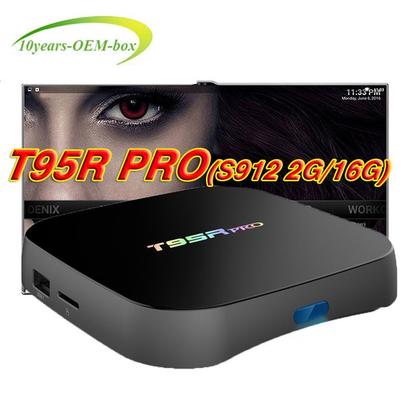 

S912 t95r pro octa core android tv box 2gb 16gb 2gb 8gb bluetooth 4 0 1000m tv boxe android 7 1 media player