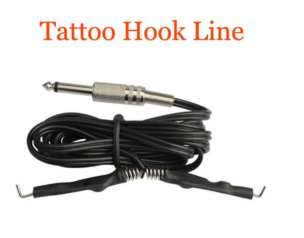 

tattoo clip cord for ink tip machine tattoo power supply stainless steel ends line tattoos accessaries ship
