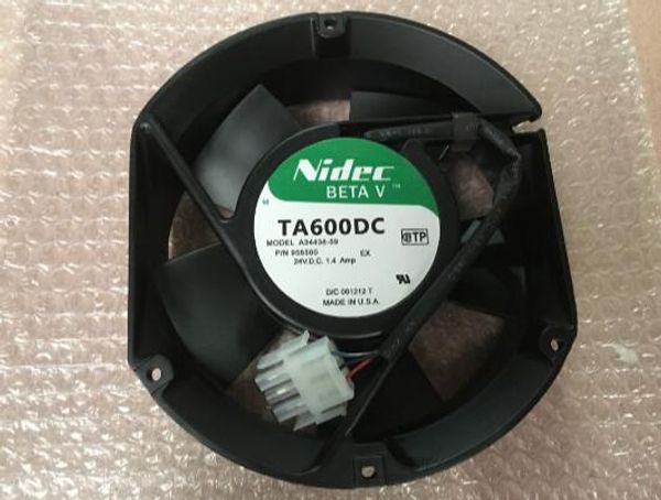 

nidec ta600dc a34438-59 dc24v 1.4amp 127*151*51mm three wire ups uninterrupted power supply fan