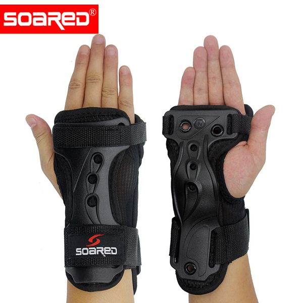 

Adju table nowboard ki protective gear glove lengthened wri t roller kating palm care gauntlet upport guard pad brace hand guard