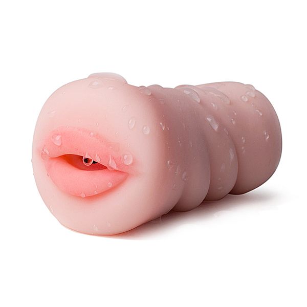 Gelugee Sex Toys for Men Silicone Vagina artificiale, sesso orale, culo Masturbazione maschile tascabile tascabile anale per adulto S18101003