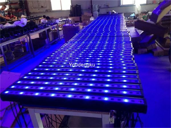 

10 pieces rgb wall washer led ip65 dmx 36*3w wash outdoor landscape wall washer