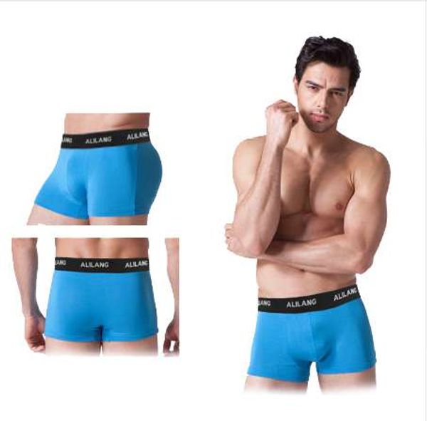 Hot 7 pz/lotto Sexy Solido Morbido Pugile degli uomini Fresco di Marca Gioventù Traspirante Mutande Gay Maschile Settimana Pantaloni Della Biancheria Intima confezione regalo Masculino