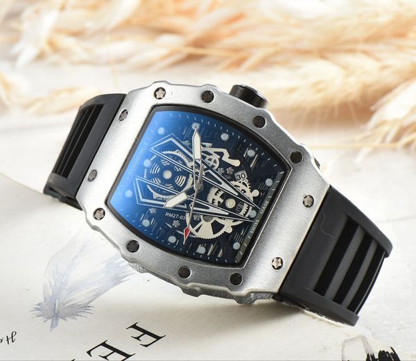 

2018 Люксовый бренд Fashion Skeleton Watch WOmenes или men Skull спортивные кварцевые часы 2