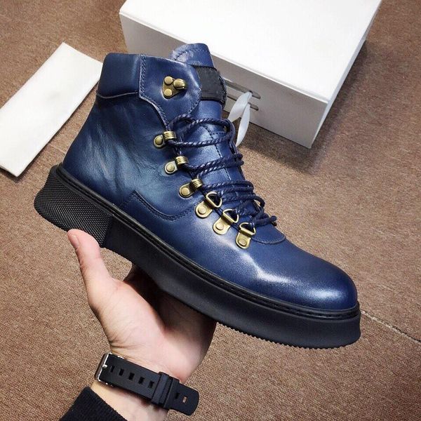 

Designer Boots Winter daddy luxury designer shoes boots shoes geninue leather size us35-44 with box recept