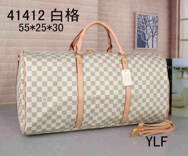 

2019 men duffle bag women travel bag hand luggage luxury brand de igner travel bag men pu leather handbag large cro body bag