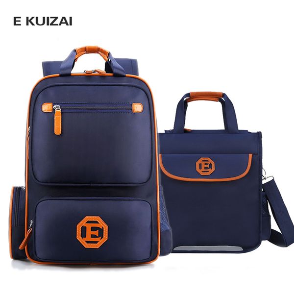 

ekuizai new school bags children's orthopedic schoolbag kids school backpack boys girl mochila escolar mochila infantil 4 colour