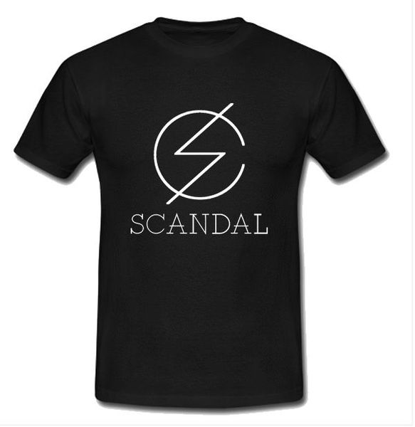 

scandal logo japan band t-shirt sz s - m--xl-3xl black, White;black