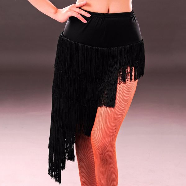 

2018 fringe tassel black dress salsa dance dresses women latin practice dress ballroom dance women wear cha cha, Black;red