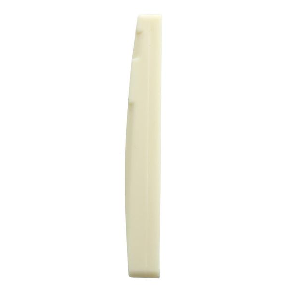 

new plastics bridge saddle and nut for 6 string acoustic guitar ivory, Silver