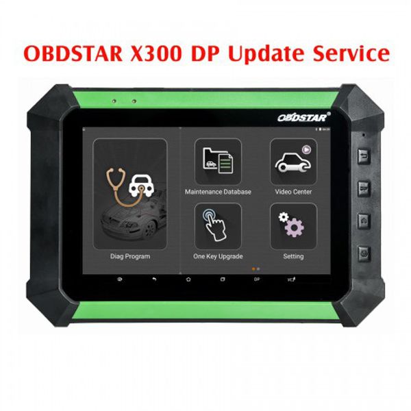

obdstar x300 dp one year update service/x300 dp standard configuration update to full version service