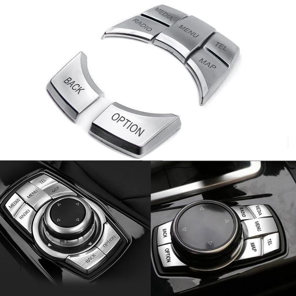 

idrive multi-media 7-button cover trims for bmw 2 3 4 5 6 x5 x6 i3 z4 series