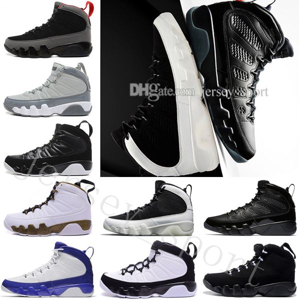 

wholesale new 9 9s mens basketball shoes la bred og space jam tour blue pe anthracite the spirit johnny kilroy sports trainers sneakers us 7