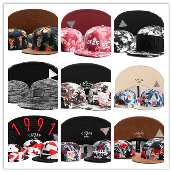 

Топ мода лето Snapbacks шляпа бесплатная доставка cayler и сыновья snapback шляпы snapback шапки