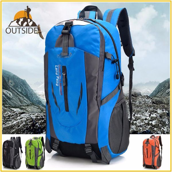 

40l men women climbing bag outdoor fishing bags waterproof travel trekking backpack hiking camping rucksack tactical sports bags