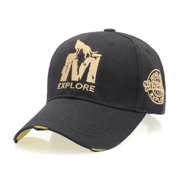 

шляпа высокого качества весной и летом корейский  саржа письма мода wild hat открытый путешествия мужчины и женщины бейсболка регулируемая, Blue;gray