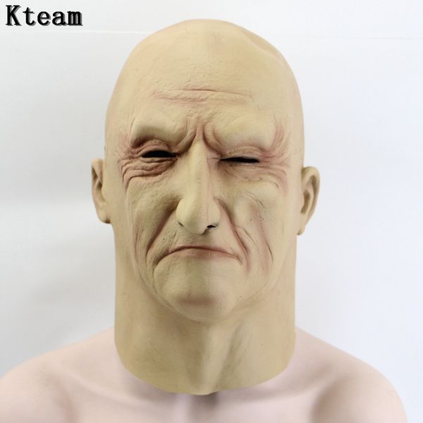 

realistic latex old man mask male disguise halloween fancy dress head rubber party masks masquerade cosplay props 2019