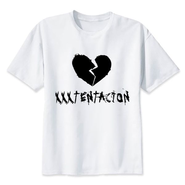 

rap xxxtentacion t shirt streetwear rip xxxtentacion man tshirt hip hop t-shirt summer tshirt for male or female, White;black