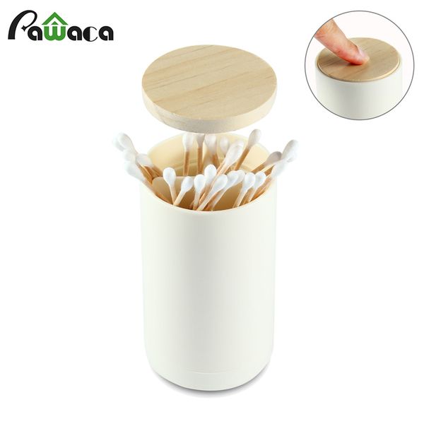 

automatic -up cotton swab holder toothpick holder dispenser case storage organizer box home restaurant l table decoration