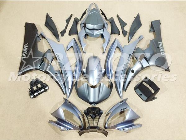 3 Hediye YAMAHA YZF-R6 YZF600 R6 06 07 2006 2007 Için Abs Plastik Karoser Motosiklet Fairing Kiti Kapak Gümüş PV2