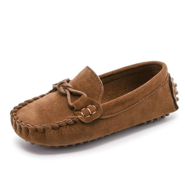 

Soft Rubber Baby Toddler Shoes Spring Autumn Boys Loafers Girls Moccasins Shoes Solid Colors Children Casual Slip-on Shoes Size 21-35