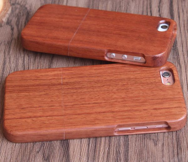 Custodia in legno di design alla moda per Iphone 7 8 plus X 10 5 5s 6 6S Custodie per cellulari in legno naturale di bambù per Samsung Galaxy S9 S8 S7 Note8