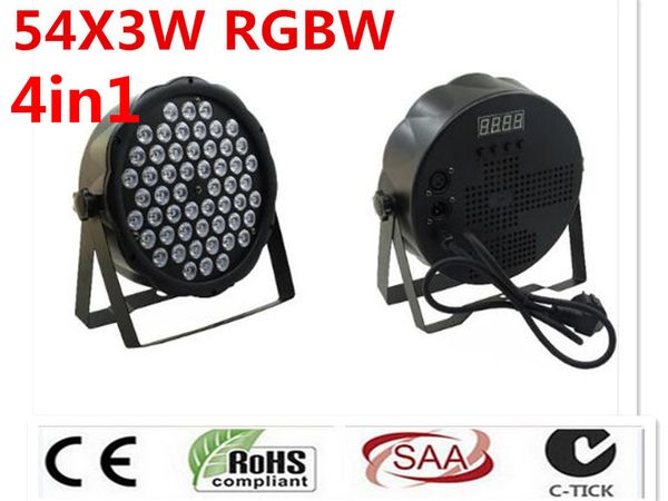 

54x3 Вт светодиодный Лавадо водить RGBW Сид DJ диско DMX с Луз Дель Controlador