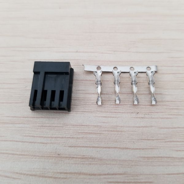 

10 компл. / лот небольшой 4pin дискеты мощность небольшой черный пластиковый корпус и разъем дискеты пластиковый корпус с терминалами