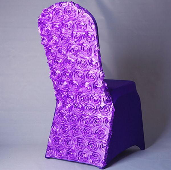 

европа 3d rose flower flower универсальный эластичный спандекс чехлы на стулья для свадьбы банкетный украшения аксессуары элегантная свадьба