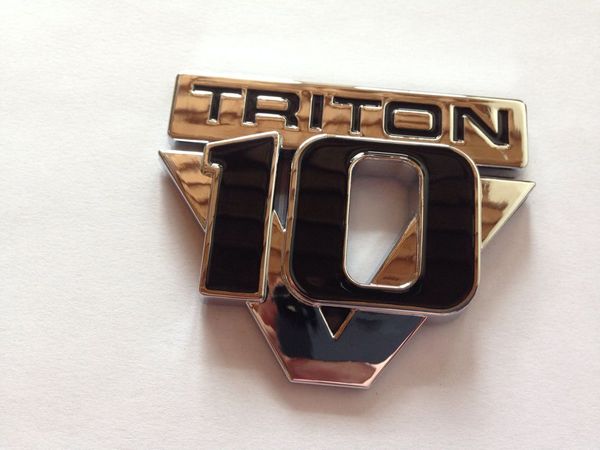 FORD TRITON V10 Emblem SATIN CHROME