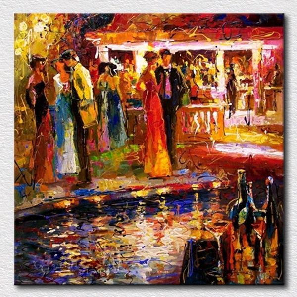 

handmade oil painting woman and man canvas pictures on the wall decoration canvas art gift for friends high quality