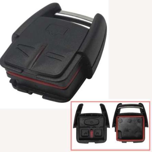 

jingyuqin 3 buttons replacement car key stying remote fob case cover fob blank for opel vauxhall vectra astra zafira