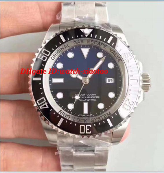 Лучший V7 версия мужские автоматические часы 44 мм керамический безель Eta 2836 механизм авто дата мужчины 116660 люминесцентные Zifferblatt погружение