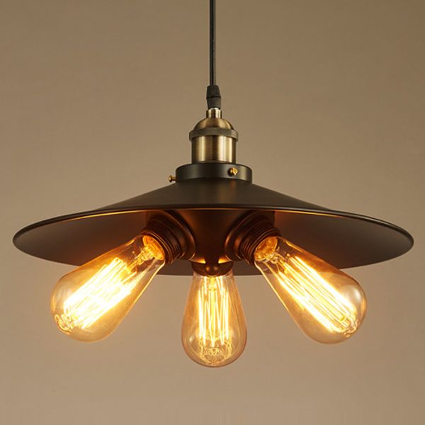 

ретро промышленные светодиодные подвесные люстры лампы для кафе бар клуб отель ресторан горшок крышка творческий подвесной светильник подвес