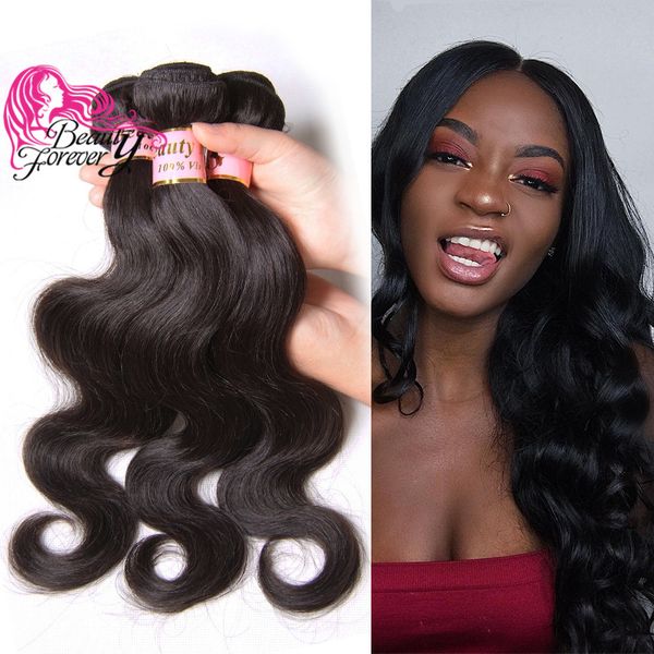 Beauty Forever 8a Brazilian Body Wave Natural Color Human Hair