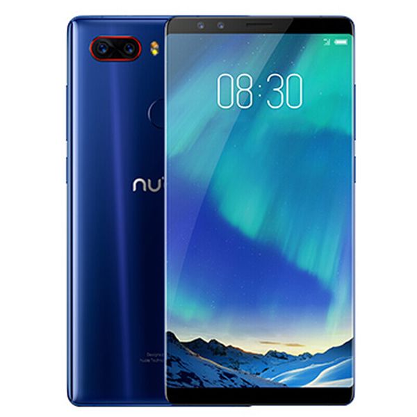 Оригинальный ZTE Nubia Z17S 4G LTE сотового телефона 8GB RAM 128GB ROM Snapdragon 835 5,73-дюймовый Full Screen 23.0MP Fingerprint ID OTG Смарт сотовый телефон