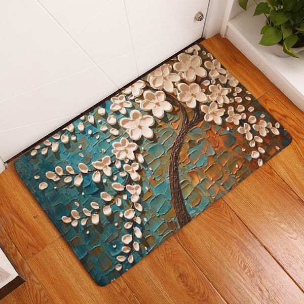 

flannel carpet 3d printed tree traditional chinese 40x60cm 50x80cm doormat bedroom carpet carpets for living room hallway tapis