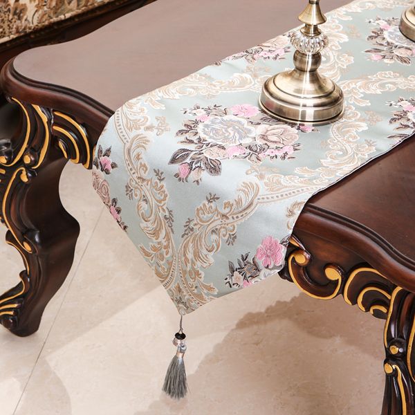 

luxury european embroidery table flag tablecloth embroidered modern table runners flag dinner mats home textile