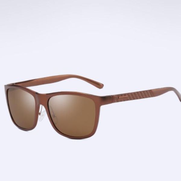 

new sun glasses fashionable mens aluminum magnesium polarized sun glasses full frame sports sunglasses ing, White;black