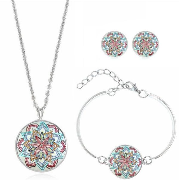 

jewelry sets for women thorn apple necklace bracelets earrings wholesale fashion of shipping, Black