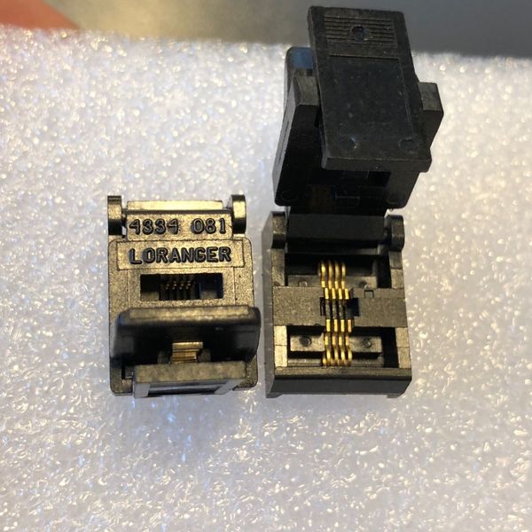 Тестовая сокет Loranger IC 04334-081-6215 SOT23-8 0,65 мм сжигание шага в розетке