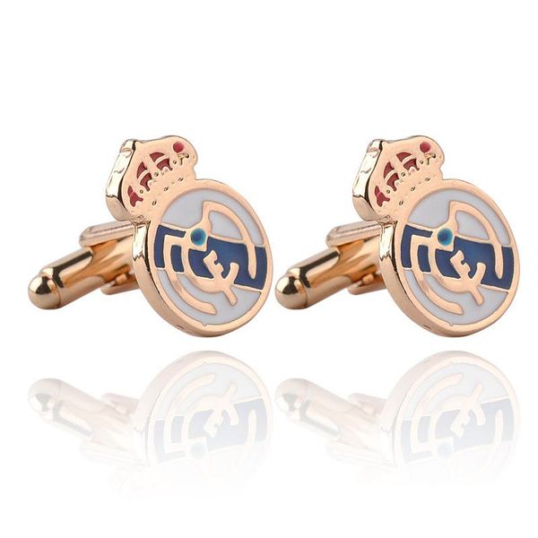 

Football Club Cufflinks Cuff Links Fashion Jewelry Accessories for Men's Shirt Wedding Groom Gift Football Fans