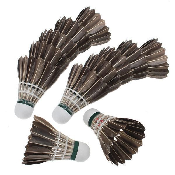 

jho-12x training black feather shuttlecocks birdies badminton balls