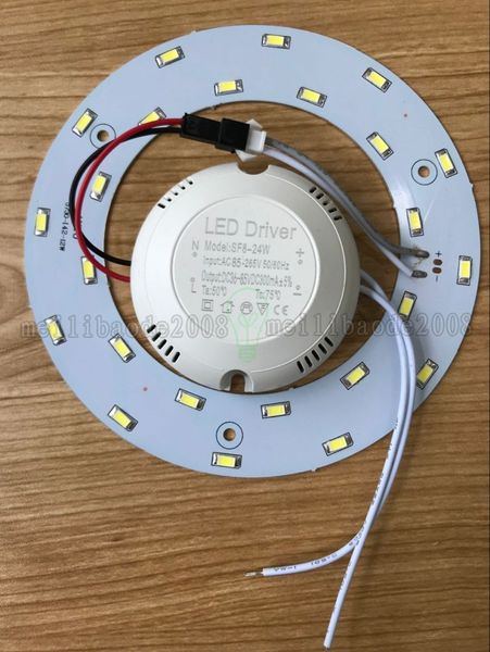 PROMOTION 5W 12W 15W 18W 23W SMD 5730 Deckenleuchte für Rundlichtbeleuchtung AC85-265V AC220V Runder Ring LED-Platine mit Magnet MYY