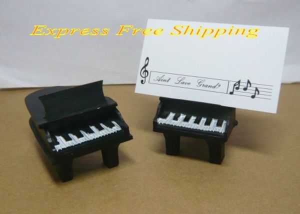 Romantic Wedding Decoration Favor Of Piano Place Card Holders With